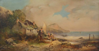 Lot 367 - William Shayer, Unloading the catch