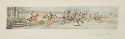 Lot 348 - Tily after Harrington Bird, Set of four fox hunting prints