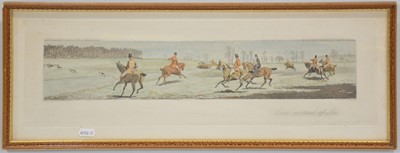 Lot 348 - Tily after Harrington Bird, Set of four fox hunting prints