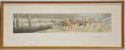 Lot 348 - Tily after Harrington Bird, Set of four fox hunting prints