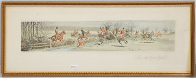 Lot 348 - Tily after Harrington Bird, Set of four fox hunting prints
