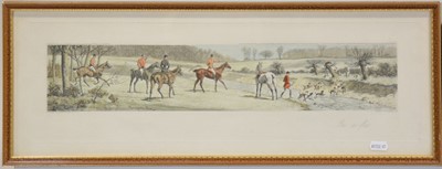 Lot 348 - Tily after Harrington Bird, Set of four fox hunting prints