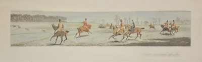Lot 348 - Tily after Harrington Bird, Set of four fox hunting prints