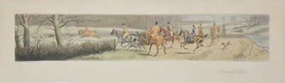 Lot 348 - Tily after Harrington Bird, Set of four fox hunting prints