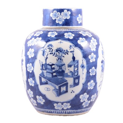 Lot 84A - Chinese blue and white ginger jar