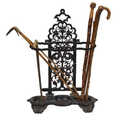 Lot 515 - Cast iron stick stand