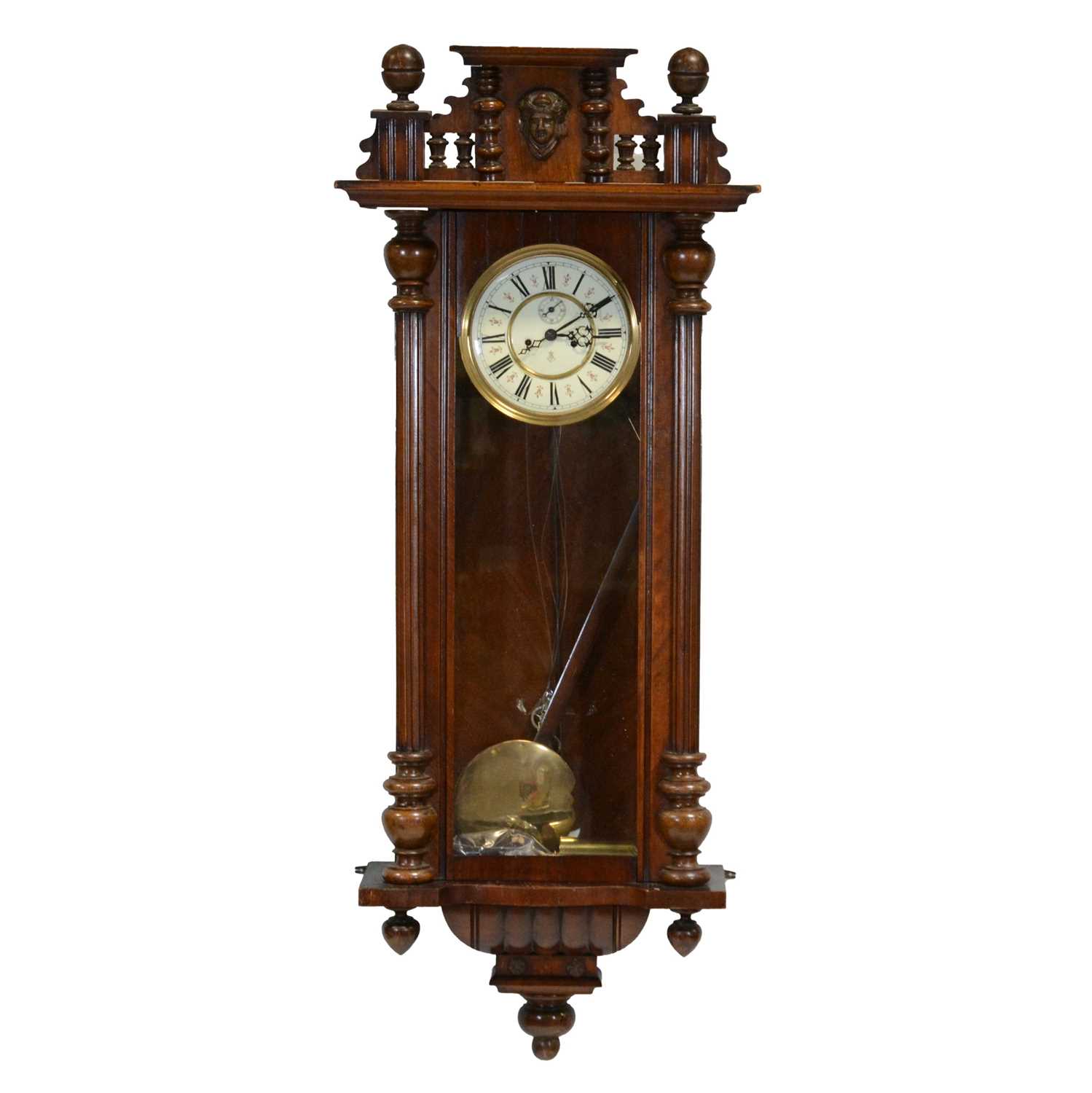 Lot 409 - Vienna wall clock
