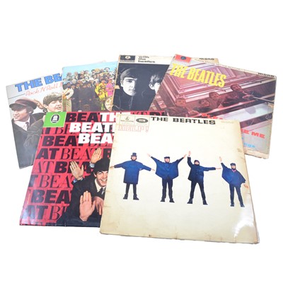 Lot 133d - Rock vinyl: The Beatles and Paul McCartney, twelve LPs