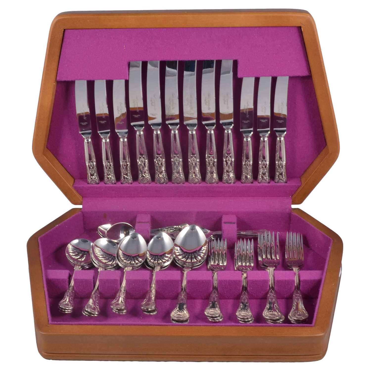 Lot 173 - Smith Seymour Ltd silver-plated canteen of cutlery.