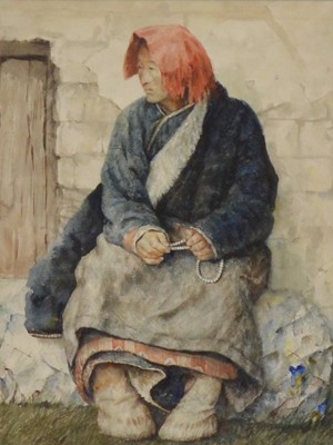 Lot 234 - He Jian Sheng, Figure studies