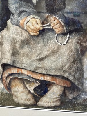 Lot 234 - He Jian Sheng, Figure studies