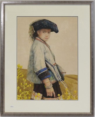 Lot 234 - He Jian Sheng, Figure studies
