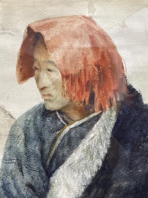 Lot 234 - He Jian Sheng, Figure studies