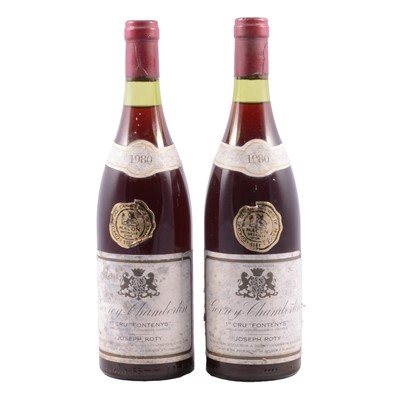 Lot 128 - Joesph Roty, Gervy-Chambertin 1er Cru, 'Les Fontenys' 1980