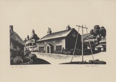 Lot 213 - Clare Leighton, The Ship Inn and Leon Underwood, Mole and Dove