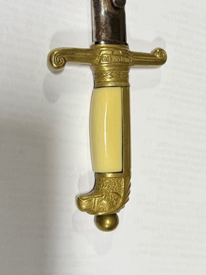 Lot 190 - Romanian dress dagger by F W Holler Solingen, circa 1930s