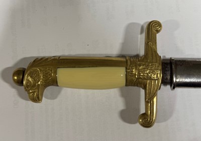 Lot 190 - Romanian dress dagger by F W Holler Solingen, circa 1930s