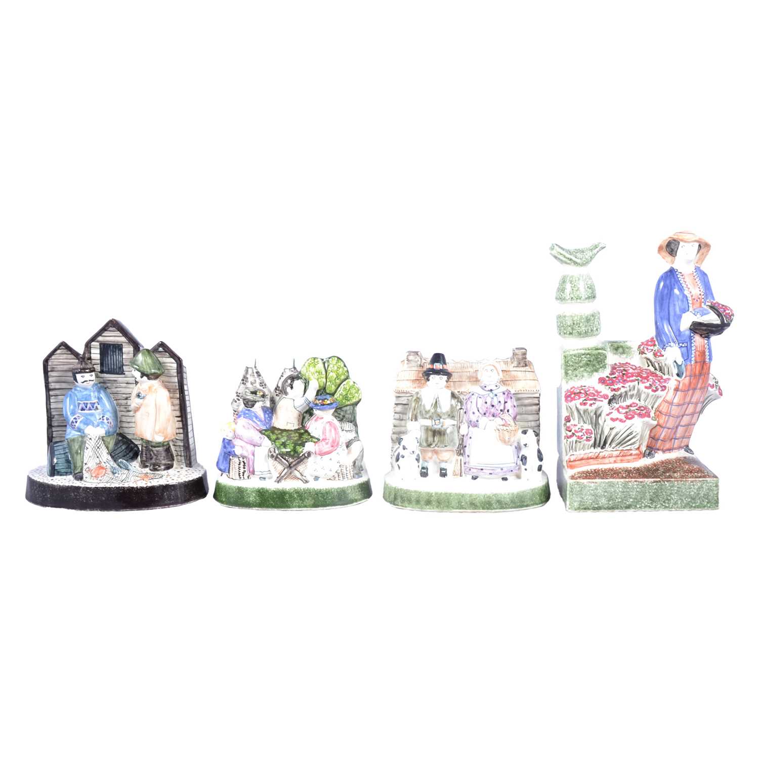 Lot 47 - Collection of Rye Pottery figurines and