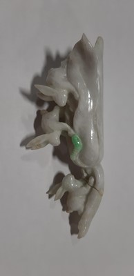 Lot 91 - Three Chinese carved hardstone animal figures