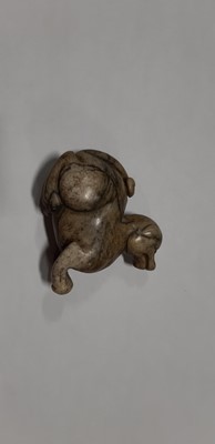 Lot 91 - Three Chinese carved hardstone animal figures