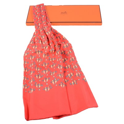 Lot 165 - Hermes - a 100% silk cravat.