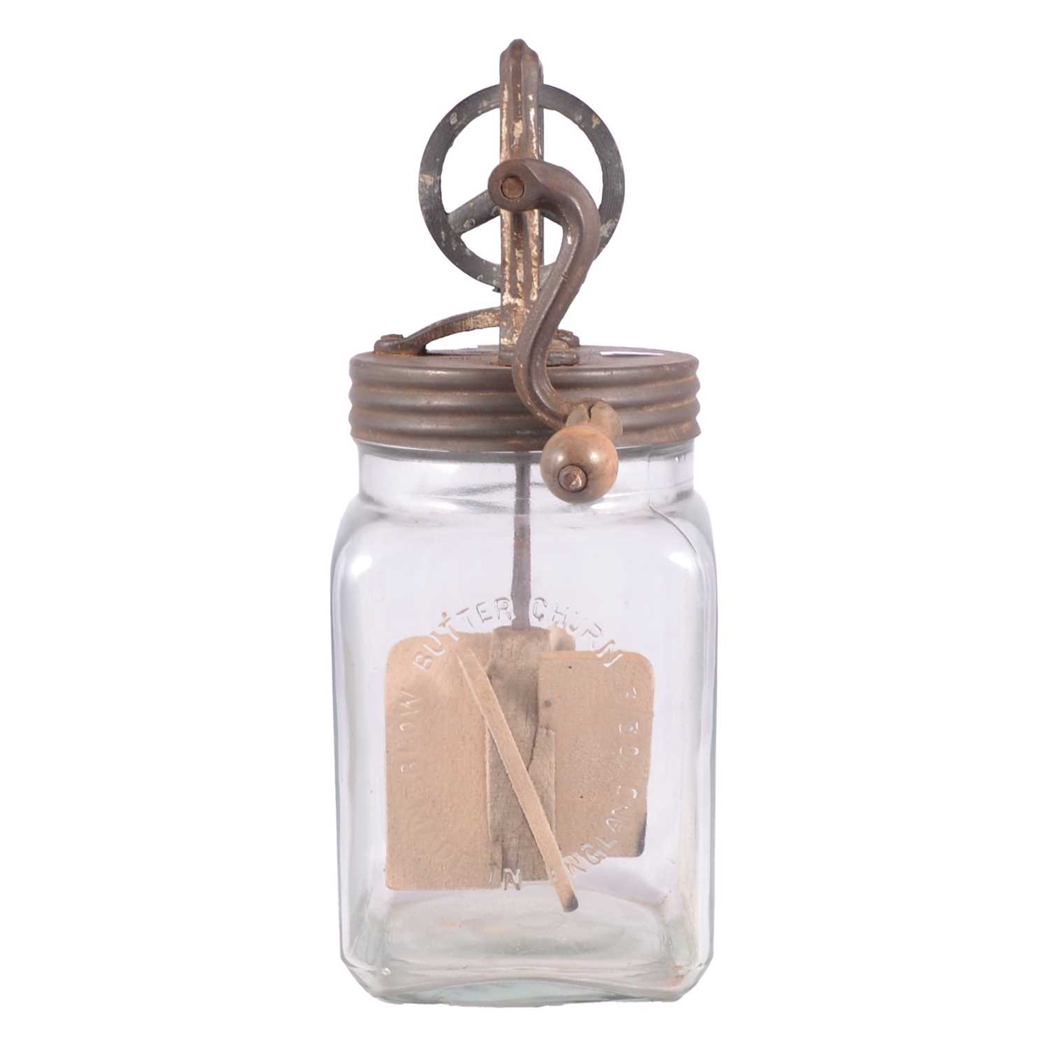 Lot 162 - Vintage Blow butter churn