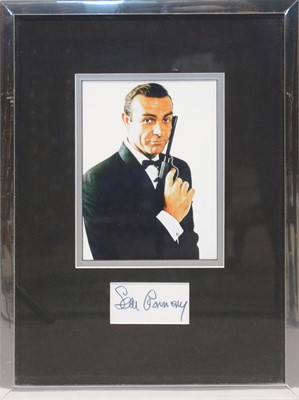 Lot 107 - Film: Sean Connery, signed presentation