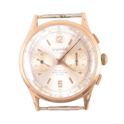 Lot 1032 - Gigandet - a gentleman's chronograph wristwatch.