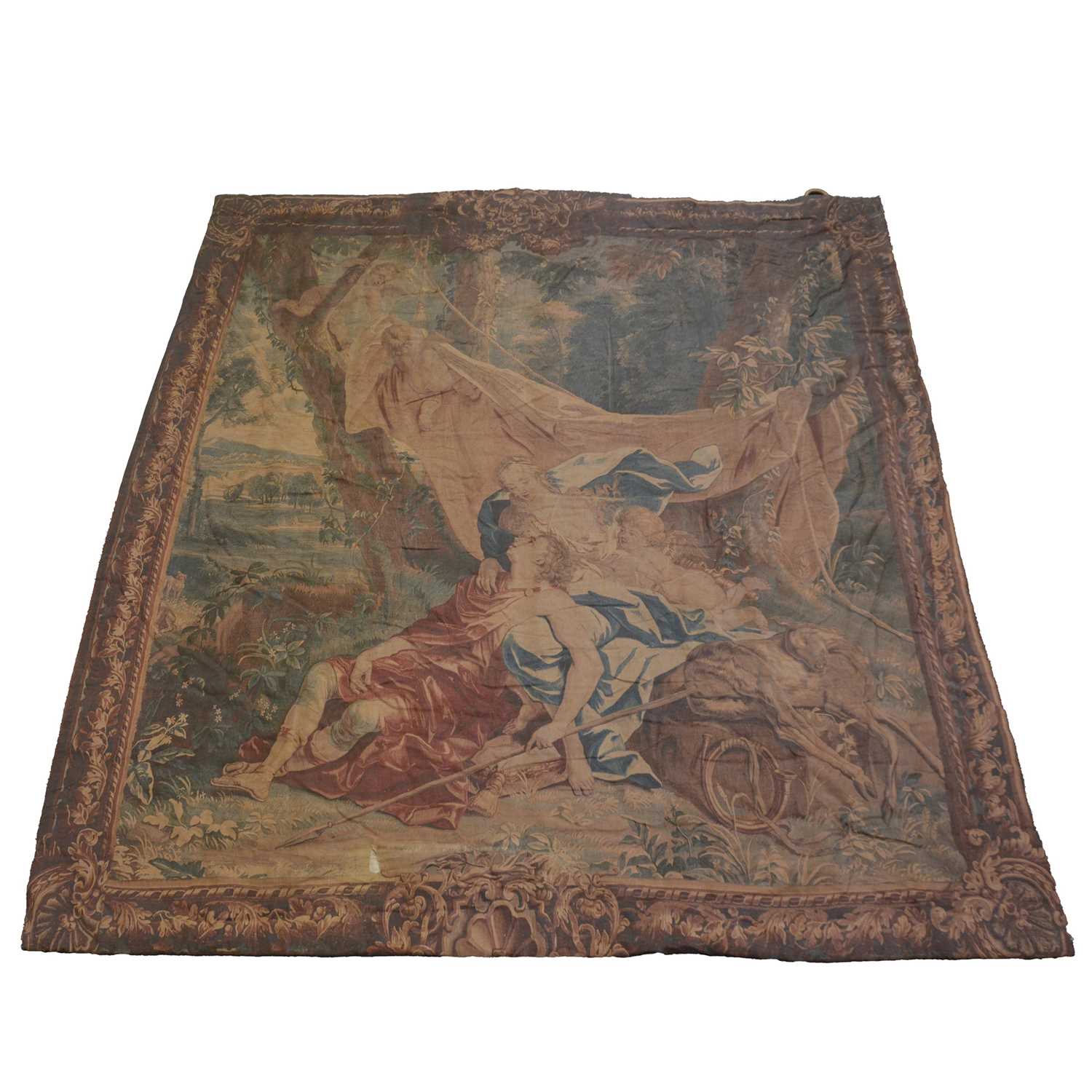 Lot 517 - Large machine made tapestry