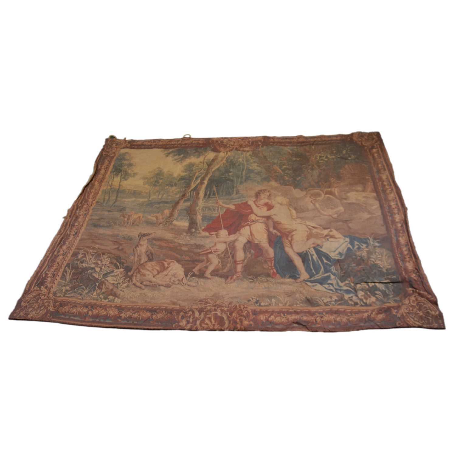 Lot 516 - Large machine made tapestry