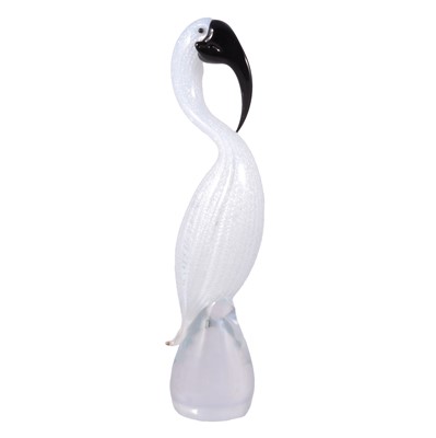 Lot 127 - Murano, a decorative glass sculpture of a Toucan