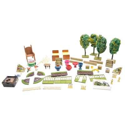 Lot 340 - A collection of lead figures and other vintage toys