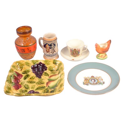 Lot 68 - Coalbrookdale style pot pourri, teaware, etc.