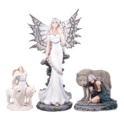 Lot 52 - Nemisis Now, three cast resign Fantasy figures