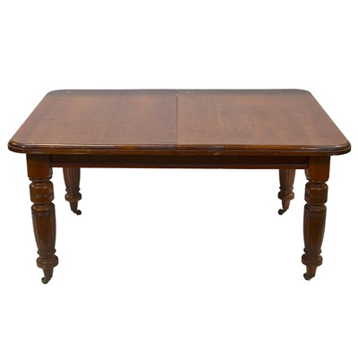 Lot 457 - Victorian walnut windout dining table