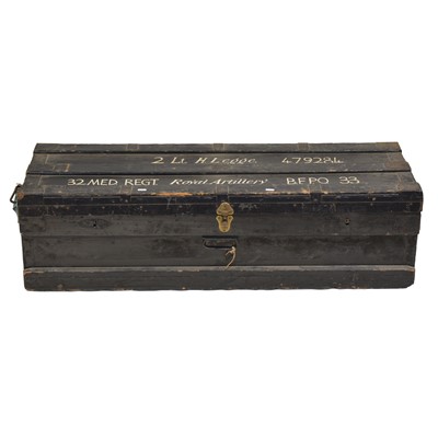 Lot 130 - Large Military Officers Trunk