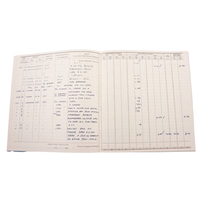 Lot 6 - Wing Commander Guy Gibson, Pilot's Flying Log Book No. 2, facsimile, signed