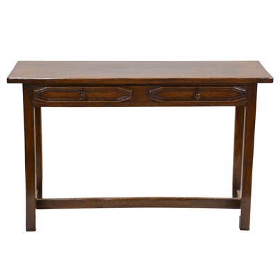 Lot 383 - Modern oak hall table