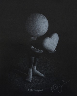 Lot 247 - Mark Grieves, I give you my heart