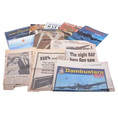 Lot 15 - Dambusters / 617 Squadron interest; Large collection of newspaper cuttings and ephemera