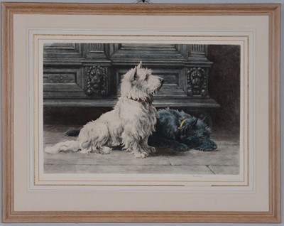 Lot 21 - Herbert Dicksee, Footsteps