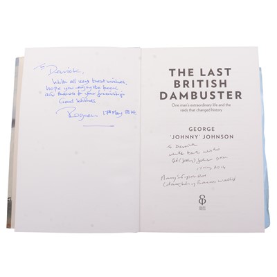 Lot 44 - Barnes Wallis, Dambuster, signed and George Johnny Johnson The Last British Dambuster, signed