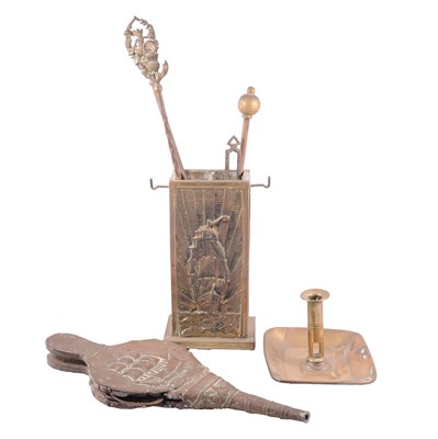 Lot 149 - A collection of copper and brasswares.