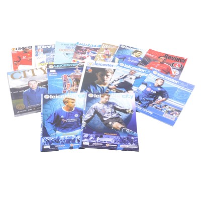 Lot 143 - A collection of mainly Leicester City Football programmes