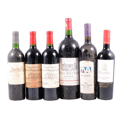 Lot 104 - Six bottles of assorted red vintage wines