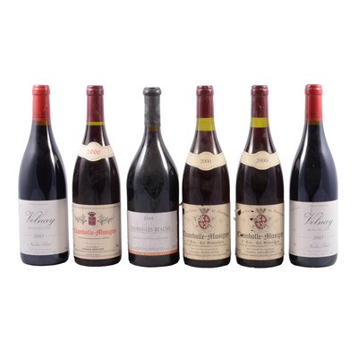 Lot 68 - Six assorted red Burgundy wines