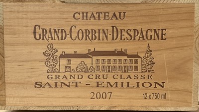 Lot 59 - Ch Grand Corbin-Despagne 2007, Saint-Emilion