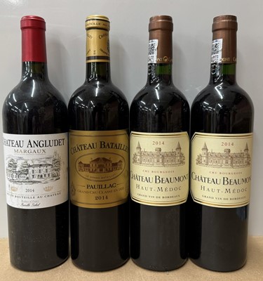 Lot 105 - Four assorted vintage Bordeaux region wines