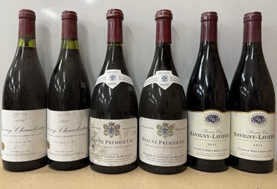 Lot 127 - Six assorted vintage French red wines