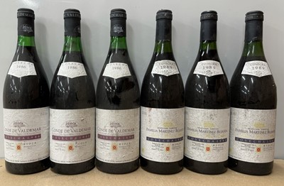 Lot 26 - Twelve assorted bottles of Spanish red wine